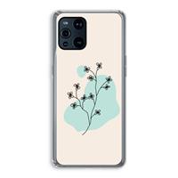 CaseCompany Love your petals: Oppo Find X3 Pro Transparant Hoesje