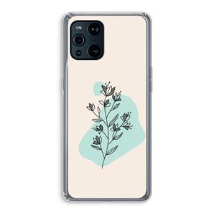 CaseCompany Violets are blue: Oppo Find X3 Pro Transparant Hoesje