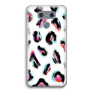 CaseCompany Cheetah color: LG G6 Transparant Hoesje