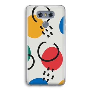 CaseCompany Illustratieve pop 3: LG G6 Transparant Hoesje