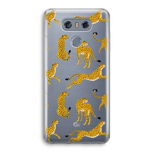 CaseCompany Luipaard: LG G6 Transparant Hoesje