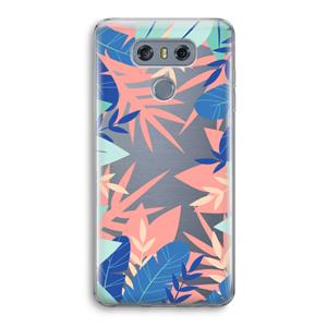 CaseCompany Tropisch: LG G6 Transparant Hoesje