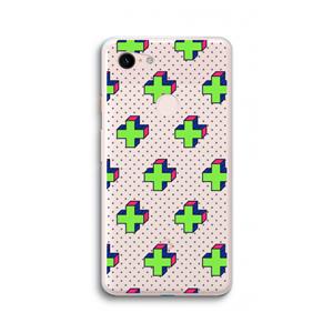 CaseCompany 8-bit N°10: Google Pixel 3 XL Transparant Hoesje