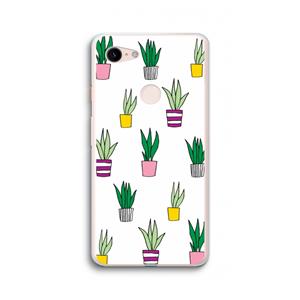 CaseCompany Sanseveria: Google Pixel 3 XL Transparant Hoesje