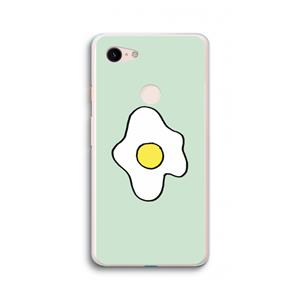 CaseCompany Spiegelei: Google Pixel 3 XL Transparant Hoesje