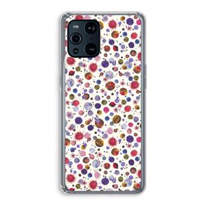 CaseCompany Planets Space: Oppo Find X3 Transparant Hoesje