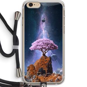 CaseCompany Ambition: iPhone 6 PLUS / 6S PLUS Transparant Hoesje met koord