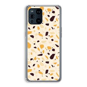 CaseCompany Terrazzo N°13: Oppo Find X3 Transparant Hoesje