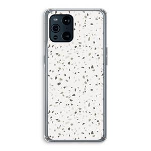 CaseCompany Terrazzo N°14: Oppo Find X3 Transparant Hoesje