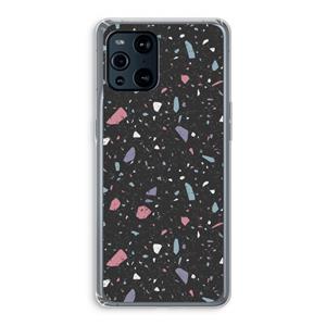 CaseCompany Terrazzo N°16: Oppo Find X3 Transparant Hoesje