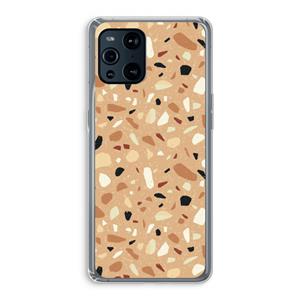 CaseCompany Terrazzo N°17: Oppo Find X3 Transparant Hoesje