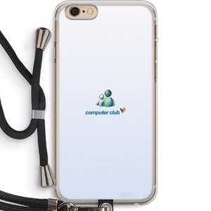 CaseCompany MSN: iPhone 6 PLUS / 6S PLUS Transparant Hoesje met koord