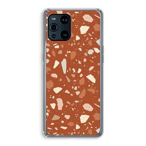 CaseCompany Terrazzo N°22: Oppo Find X3 Transparant Hoesje
