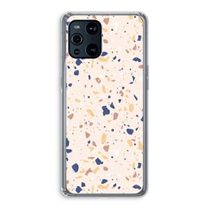 CaseCompany Terrazzo N°23: Oppo Find X3 Transparant Hoesje