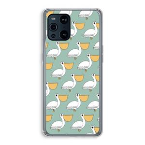 CaseCompany Pelican: Oppo Find X3 Transparant Hoesje