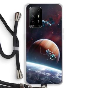 CaseCompany Examiner: Oppo A95 5G Transparant Hoesje met koord