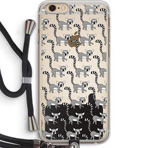 CaseCompany Makis: iPhone 6 PLUS / 6S PLUS Transparant Hoesje met koord