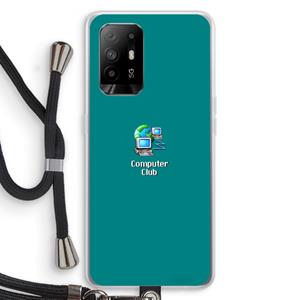 CaseCompany Win98: Oppo A95 5G Transparant Hoesje met koord