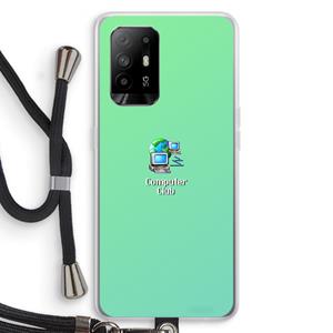 CaseCompany Win98: Oppo A95 5G Transparant Hoesje met koord