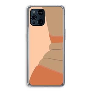 CaseCompany Bikini: Oppo Find X3 Transparant Hoesje