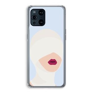 CaseCompany Incognito: Oppo Find X3 Transparant Hoesje