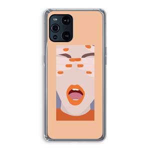 CaseCompany Surprise: Oppo Find X3 Transparant Hoesje