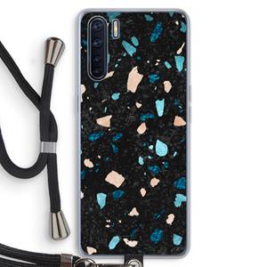 CaseCompany Terrazzo N°11: Oppo A91 Transparant Hoesje met koord