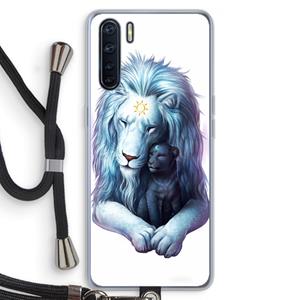 CaseCompany Child Of Light: Oppo A91 Transparant Hoesje met koord