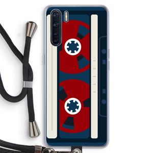 CaseCompany Here's your tape: Oppo A91 Transparant Hoesje met koord