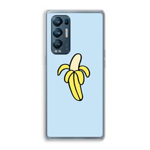 CaseCompany Banana: Oppo Find X3 Neo Transparant Hoesje