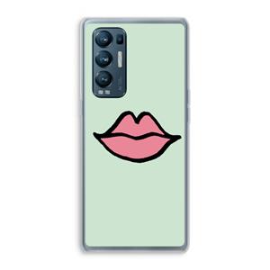 CaseCompany Kusje: Oppo Find X3 Neo Transparant Hoesje