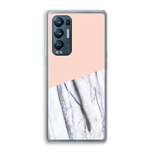 CaseCompany A touch of peach: Oppo Find X3 Neo Transparant Hoesje