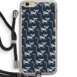 CaseCompany Makis: iPhone 6 PLUS / 6S PLUS Transparant Hoesje met koord