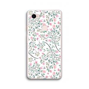 CaseCompany Sierlijke bloemen: Google Pixel 3 XL Transparant Hoesje