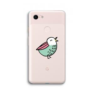 CaseCompany Birdy: Google Pixel 3 XL Transparant Hoesje