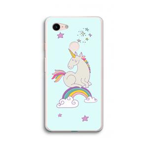 CaseCompany Regenboog eenhoorn: Google Pixel 3 XL Transparant Hoesje