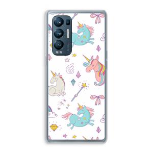 CaseCompany Fantasiewereld: Oppo Find X3 Neo Transparant Hoesje