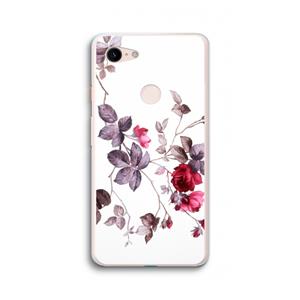 CaseCompany Mooie bloemen: Google Pixel 3 XL Transparant Hoesje