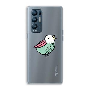 CaseCompany Birdy: Oppo Find X3 Neo Transparant Hoesje