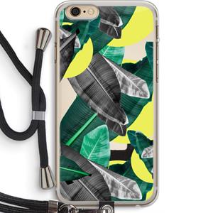 CaseCompany Fantasie jungle: iPhone 6 PLUS / 6S PLUS Transparant Hoesje met koord