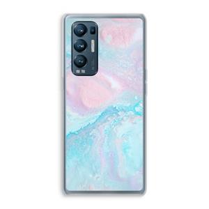 CaseCompany Fantasie pastel: Oppo Find X3 Neo Transparant Hoesje