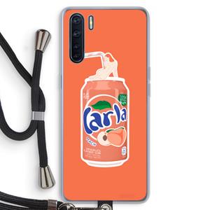 CaseCompany S(peach)less: Oppo A91 Transparant Hoesje met koord