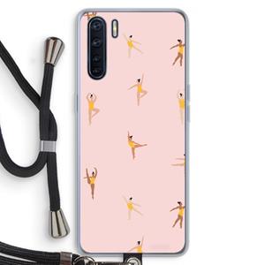 CaseCompany Dans #2: Oppo A91 Transparant Hoesje met koord