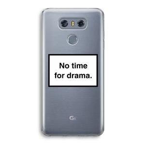 CaseCompany No drama: LG G6 Transparant Hoesje