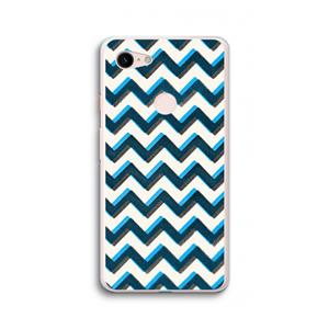 CaseCompany Onderbroken lijn: Google Pixel 3 XL Transparant Hoesje