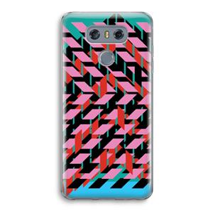 CaseCompany Skew Blush 2: LG G6 Transparant Hoesje
