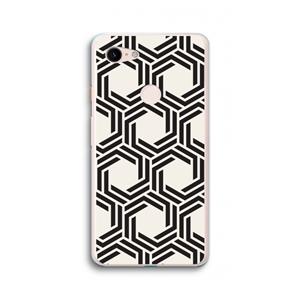 CaseCompany Geometrisch patroon: Google Pixel 3 XL Transparant Hoesje