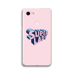 CaseCompany Superlady: Google Pixel 3 XL Transparant Hoesje