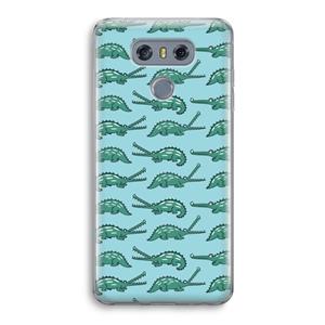 CaseCompany Kroko: LG G6 Transparant Hoesje