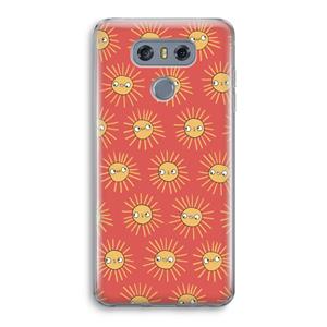 CaseCompany Zon: LG G6 Transparant Hoesje